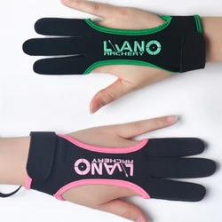 Accessori per sport all'aria aperta tiro con l'arco caccia utile guanti protettivi a 3 dita protezione per le dita