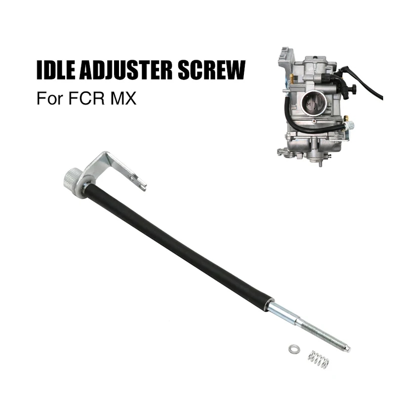 Sclmotos FCR Carburetor Idle Adjuster Screw 18.5cm 19.5cm 24.2cm 33.6cm 48cm Idle Speed Screw for Keihi FCR MX Carburetors