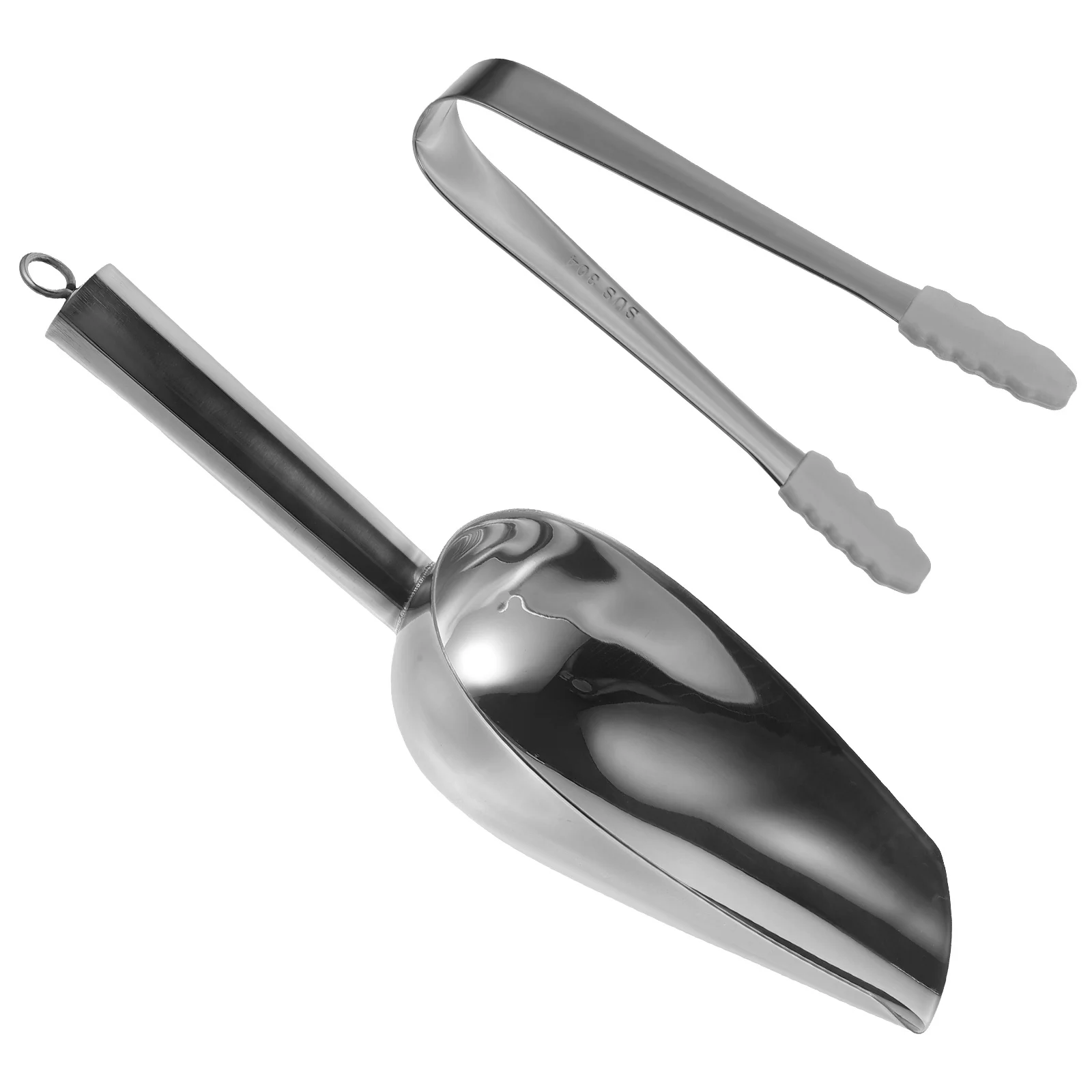 

stainless steel ice bars ice scoop ice scoops ice shovel stainless ice spoon kitchen grain shovel ice cube holder