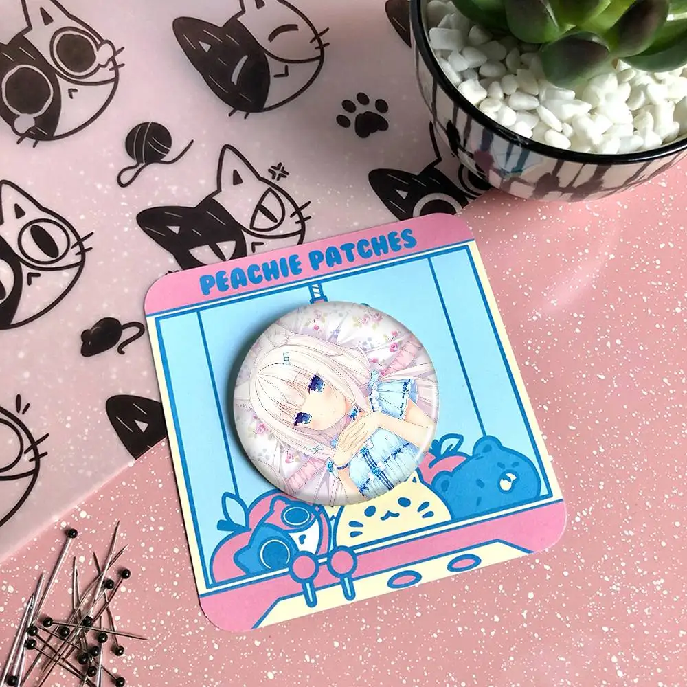 لعبة N-Nekopara-V-فانيليا شارات دبابيس التلبيب دبابيس قبعة دبابيس دبابيس الهدايا ديكور حقائب الظهر