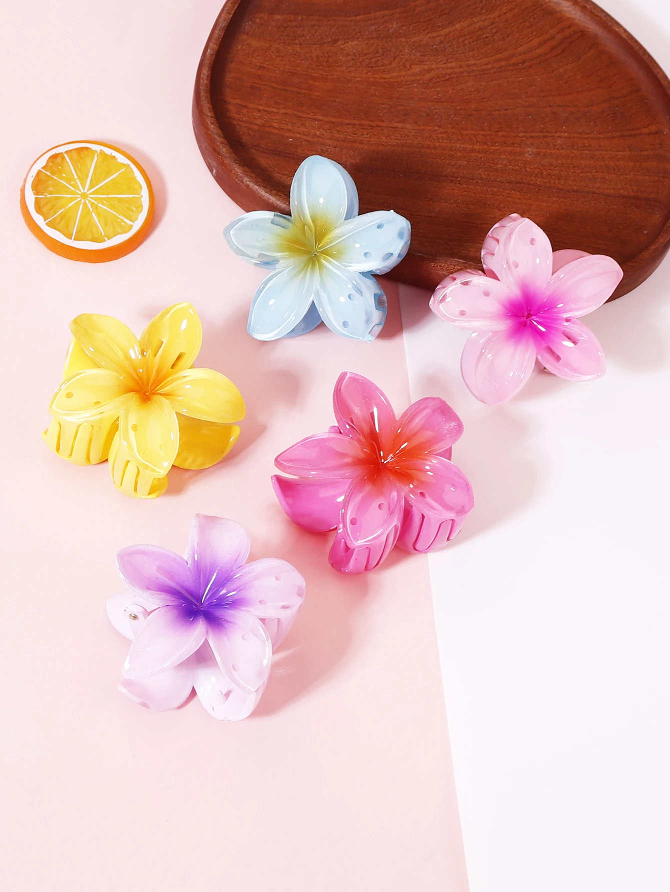 

1 шт., корейская женская модная заколка в форме цветка, милая заколка для волос с хвостиком для девочек, аксессуары, специально для париков из натуральных волос