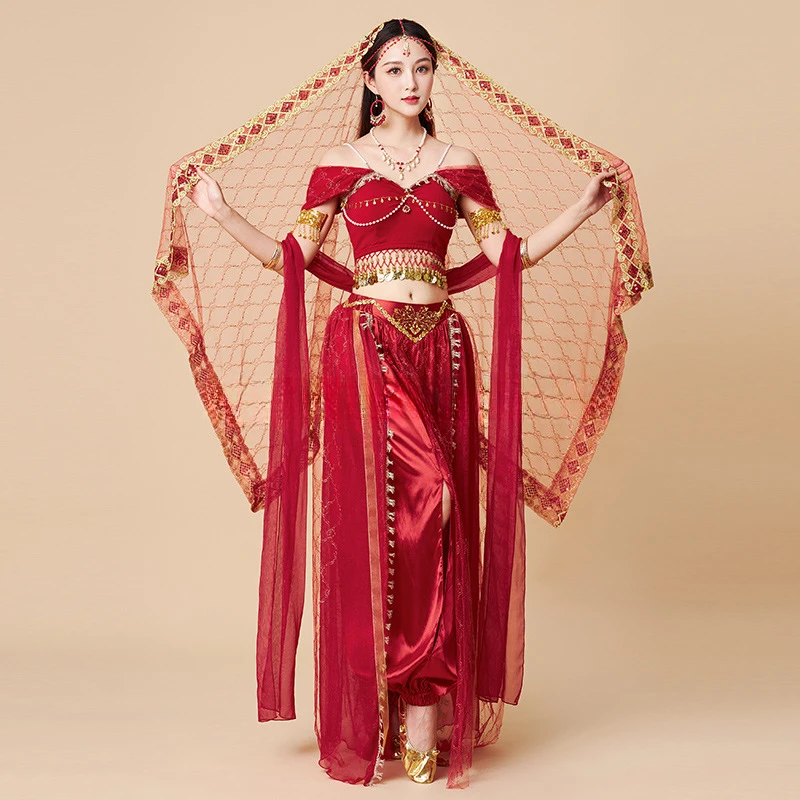 Dunhuang Feitian Dance Costumes Western Regions Princess Ancient Costumes Exotic Indian Desert Western Regions Dancer Costumes