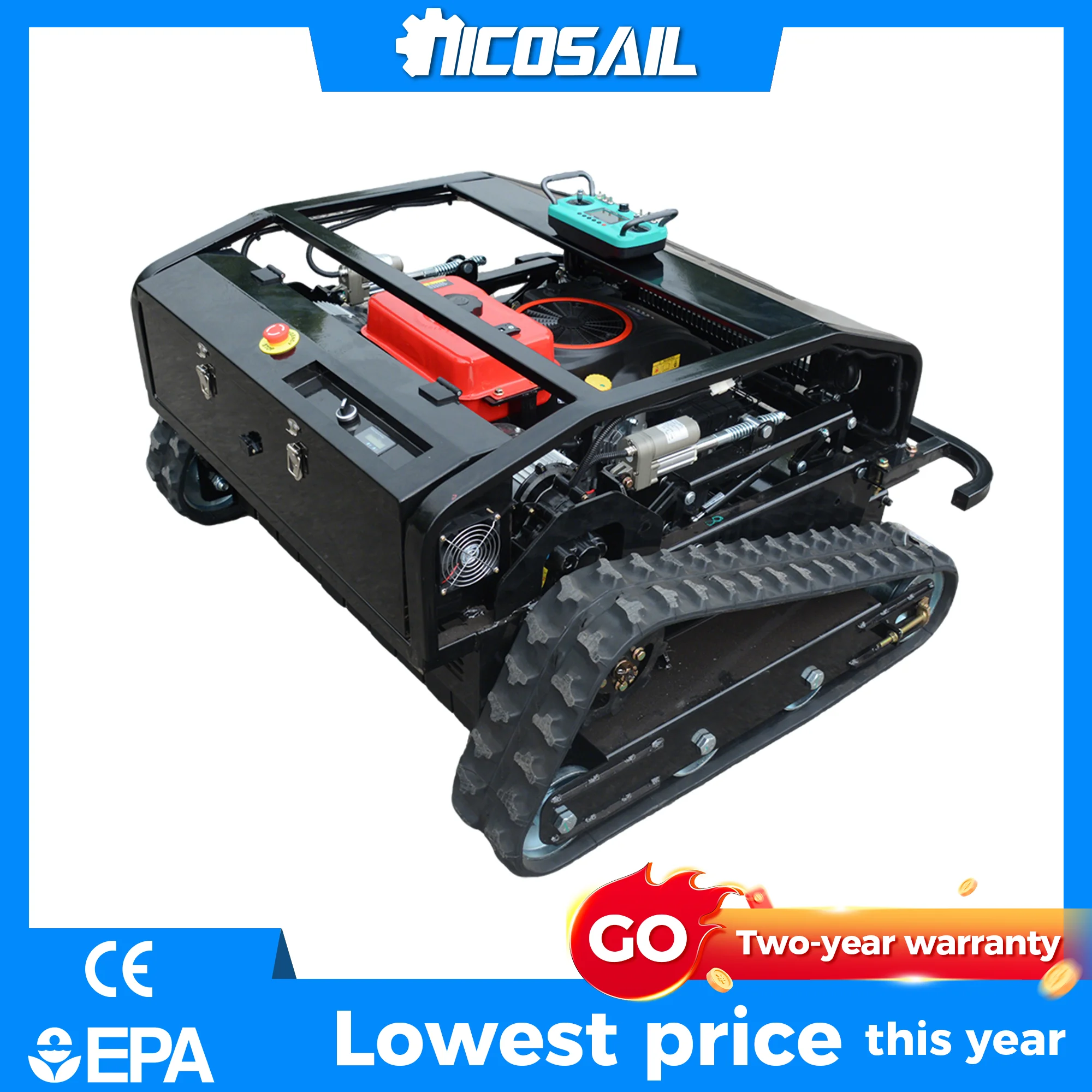 

Petrol Riding Lawn Mower Zero Turn High Power Industrial Grass Cutter for Contractor Rental