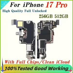 Bilashmart 100%Tested Good iPhone 17/17 Pro/ 17 ProMax Unlocked Mainboard Authentic With Face ID Clean iCloud Motherboa Logic Board