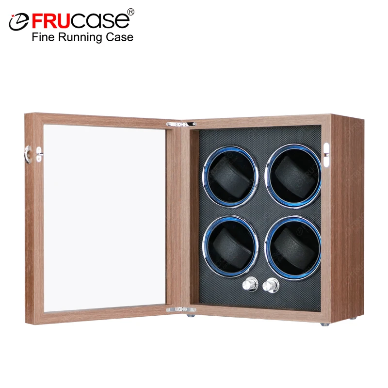 FRUCASE Watch Winder for Automatic Watches Watches Box Jewelry Watch Display Collector Storage With LED