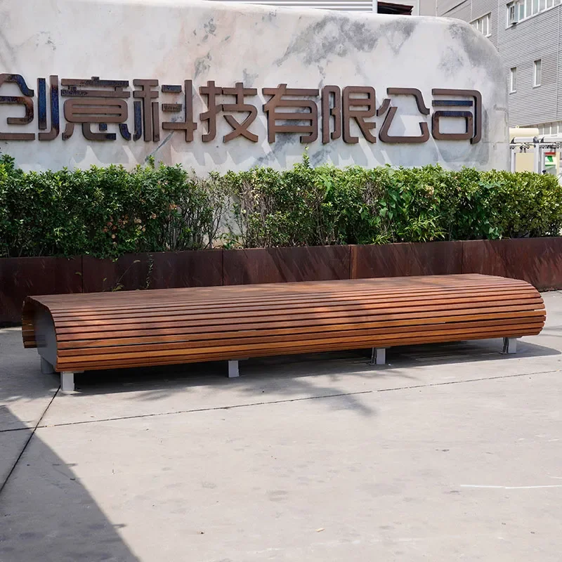 Park Chair Outdoor Bench Courtyard Square Scenic Bench Wrought Iron Bench Customization