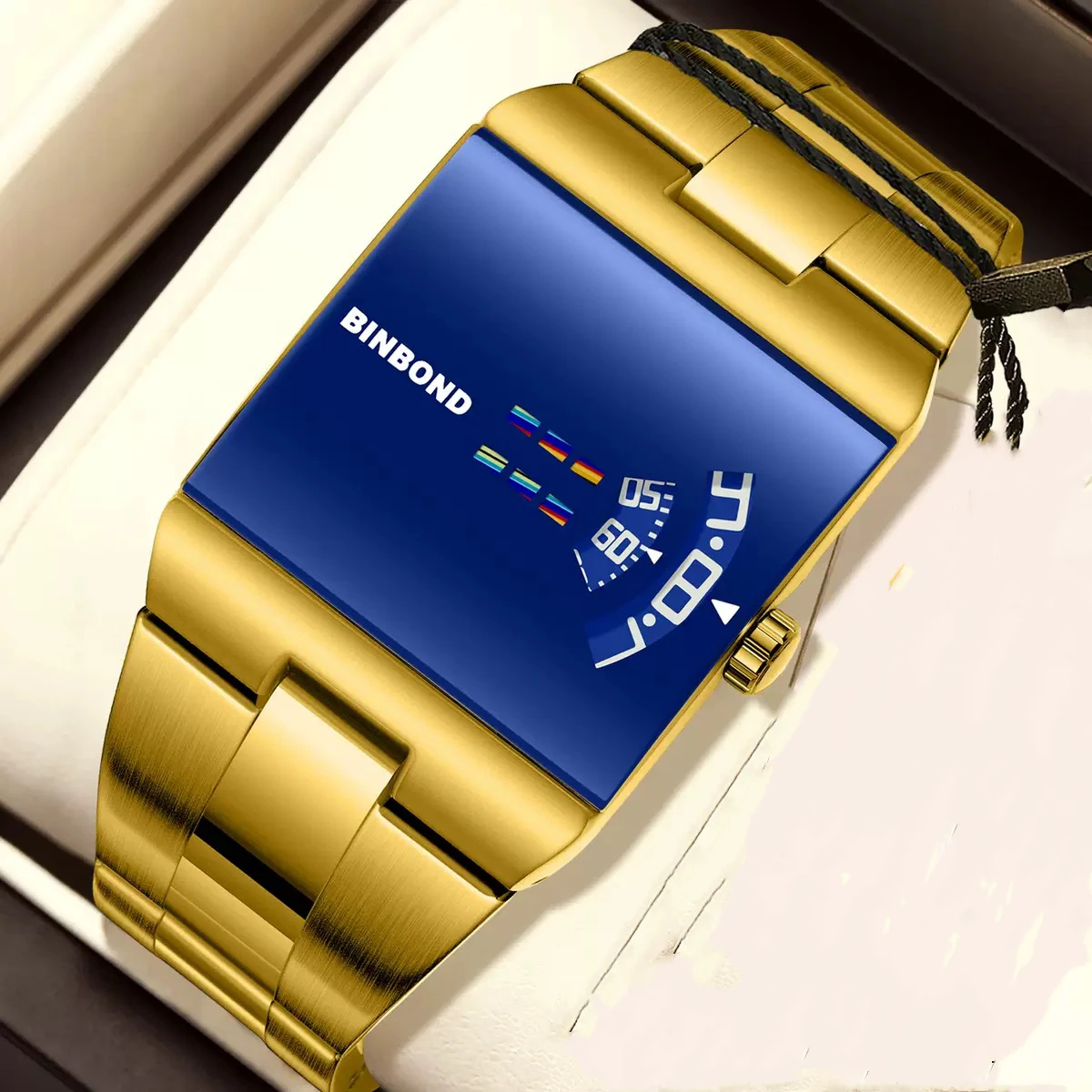 

New Fashion Men's Steel Band Watch Casual Quartz Watch Stylish Timepiece for Men
