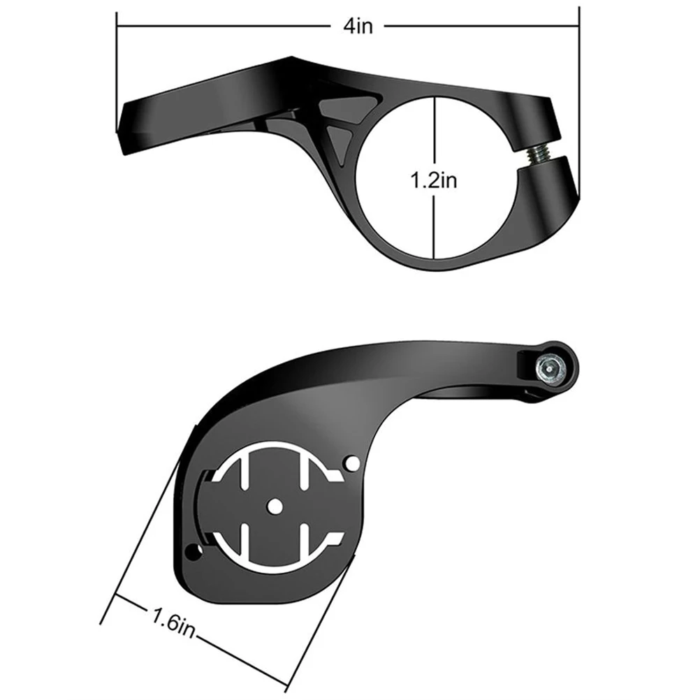 2 soportes de asiento de extensión GPS, manillar de cámara de bicicleta, soporte para linterna, aleación de aluminio duradera, ciclismo multifuncional
