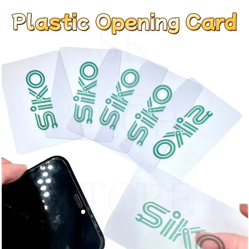 10pcs/lot SIKO Plastic Card Mobile Phone Pry Opening Scraper For IPhone Samsung Tablet Ferramenta Outillage Teardown Repair Tool