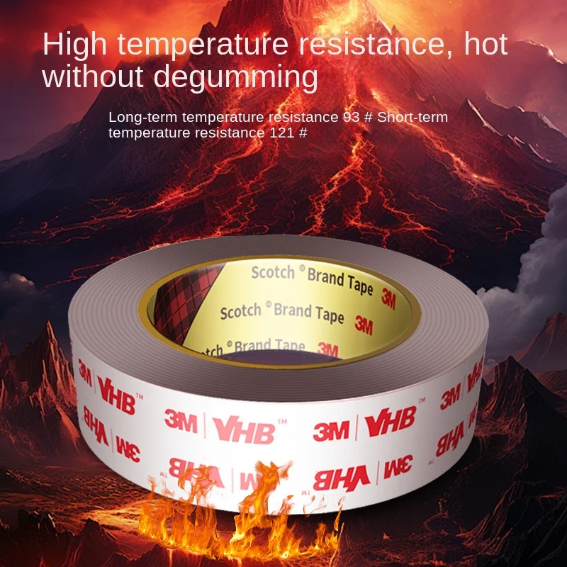 3M RP45 Strong Double Sided Tape Adhesive High Viscosity Waterproof Traceless Tape Thickened Special Rear Wing Adhesive for Car