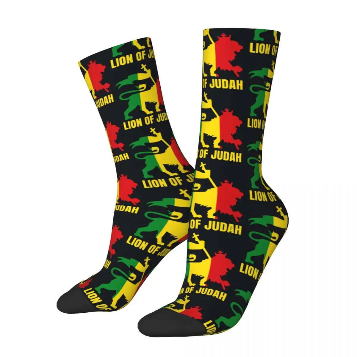 

Judah Rasta Flag Lion Socks Shopping 3D Print Boy Girls Mid-calf Sock