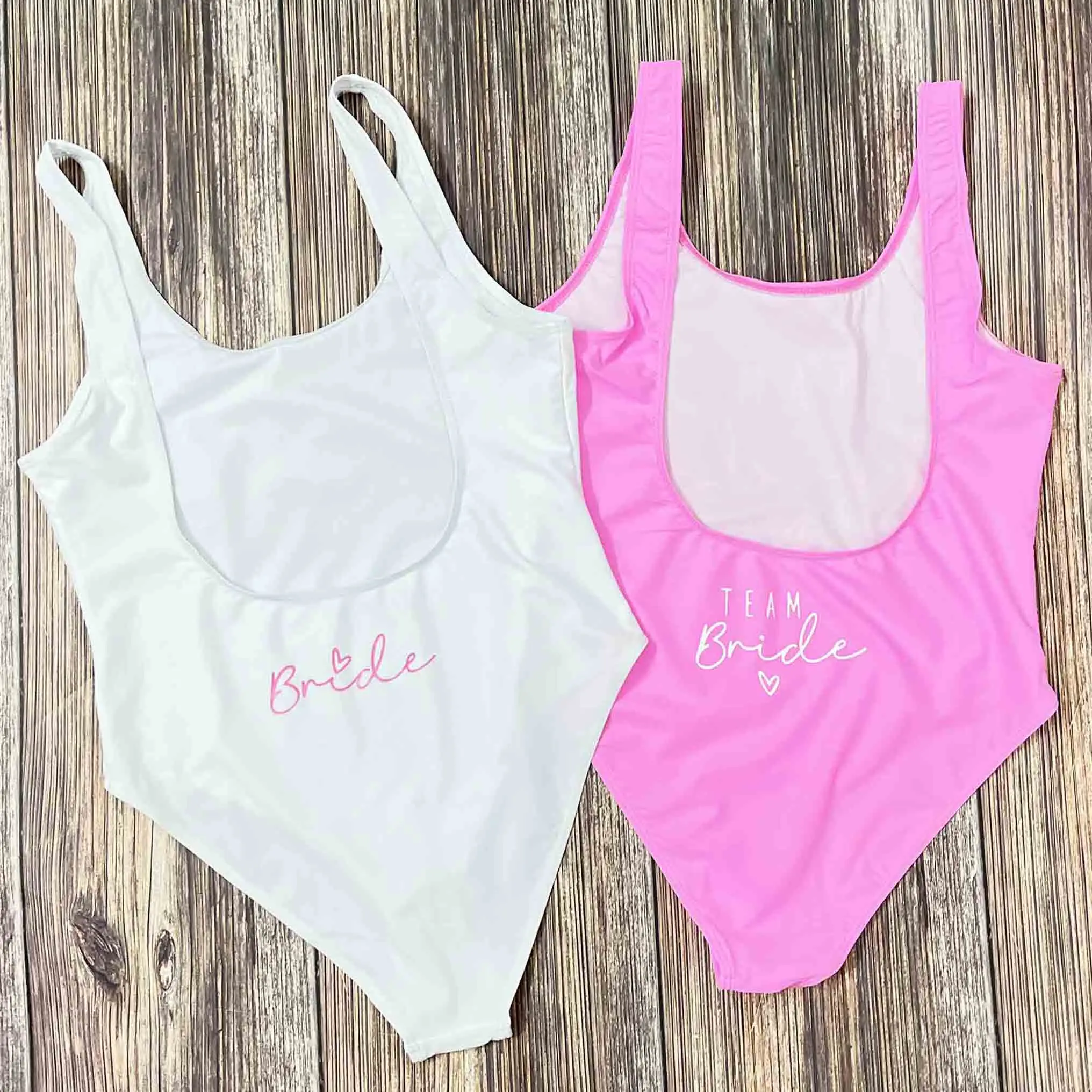 S-3XL Team Bride One-Piece Swimsuit Swimwear Women Bachelor Party Bathing Suit High Cut Beachwear Low Back Swimming Suit 2025 image 3