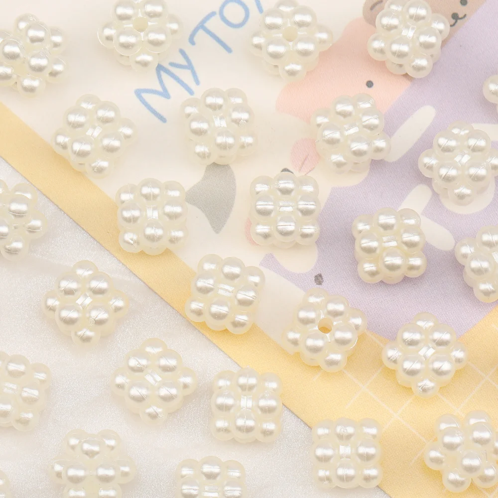 

Cordial Design 500Pcs 12*12MM Jewelry Findings & Components/Acrylic Bead/Imitation Pearl Effect/Cube Shape/Hand Made/DIY Beads