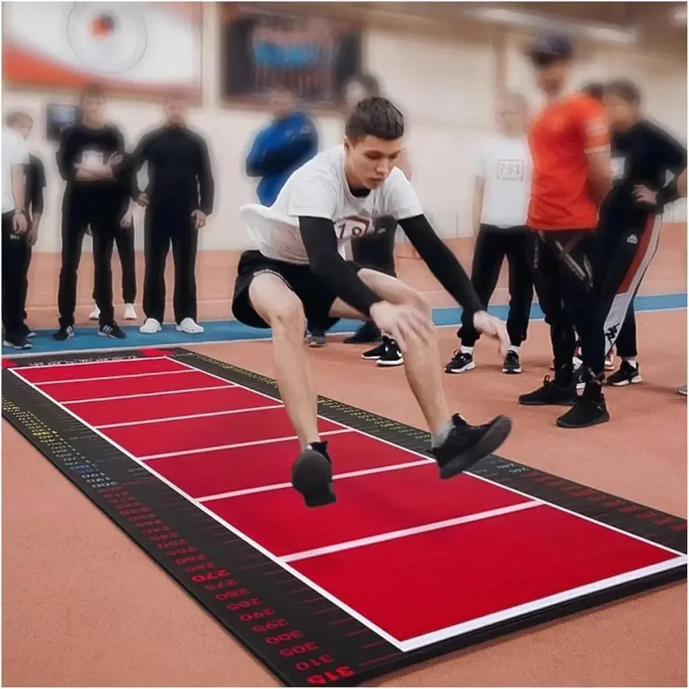 Outdoor Long Jump Mat for School and Stadium - Anti-Slip Training Board for Jumping Exercises and Tests