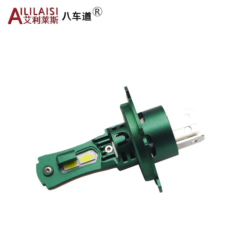 Aililaisi Super Bright Dual Light H19 Bulb Integrated Far High Low Beam Headlight LED Fish Eye Driving Lamp for Car & Motorcycle