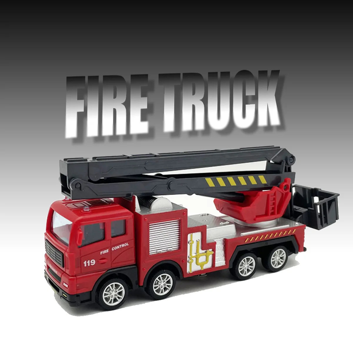 

Детская пожарная машина, машина с водяными пушками, инерционная пожарная лестница для мальчика, имитация пожарной машины, складная лестница, игрушечная модель