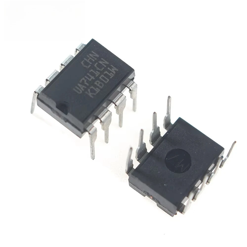 10-50 قطعة UA741CN LM741 DIP8 مضخم التشغيل الإلكترونية IC رقاقة عدة UA741 الدوائر المتكاملة لتقوم بها بنفسك طقم مكونات إلكترونية #5