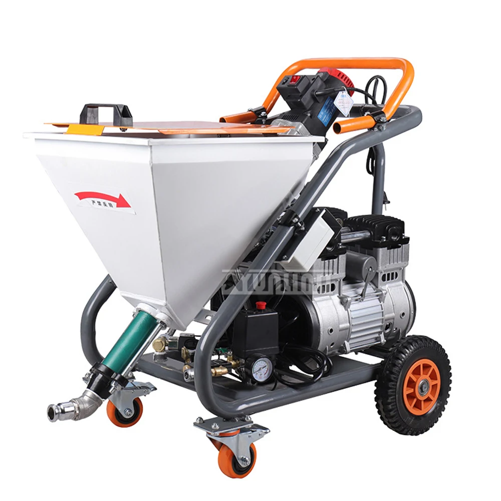 5000W 40L High Power Real Stone Paint Spraying Machine, Exterior Wall Putty Machine, High Pressure Paint Mortar Machine