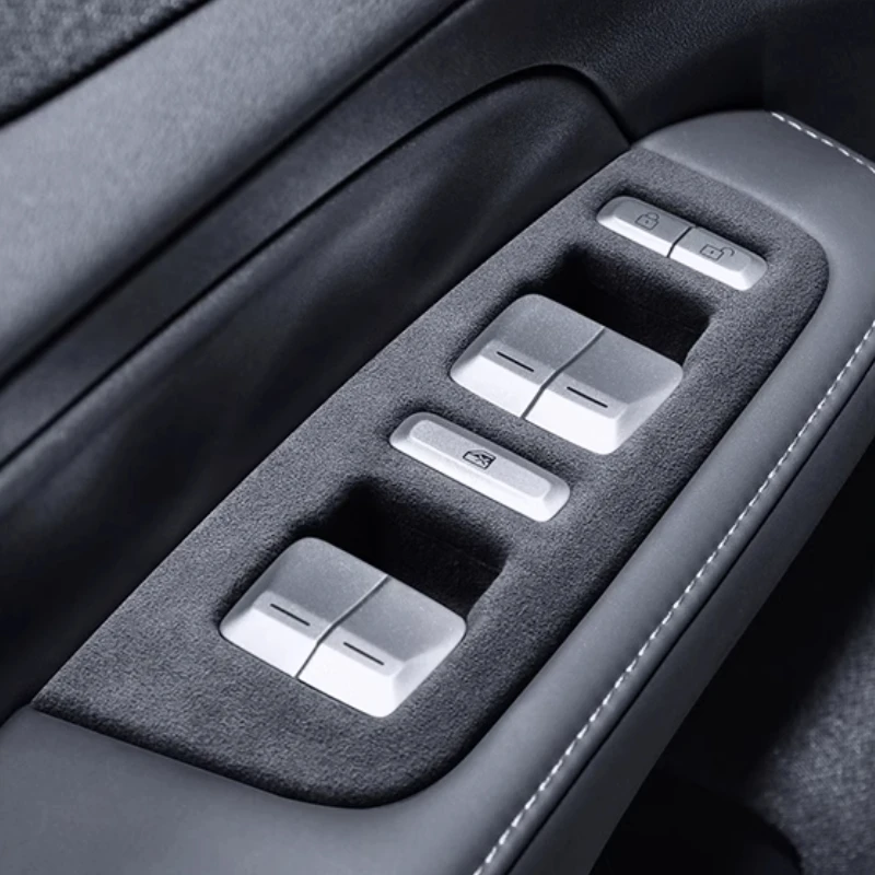 

Панель кнопок подъемника окна, перекидная меховая внутренняя обновленная защитная наклейка для Xiaopeng G6, декоративные интерьерные автомобильные аксессуары