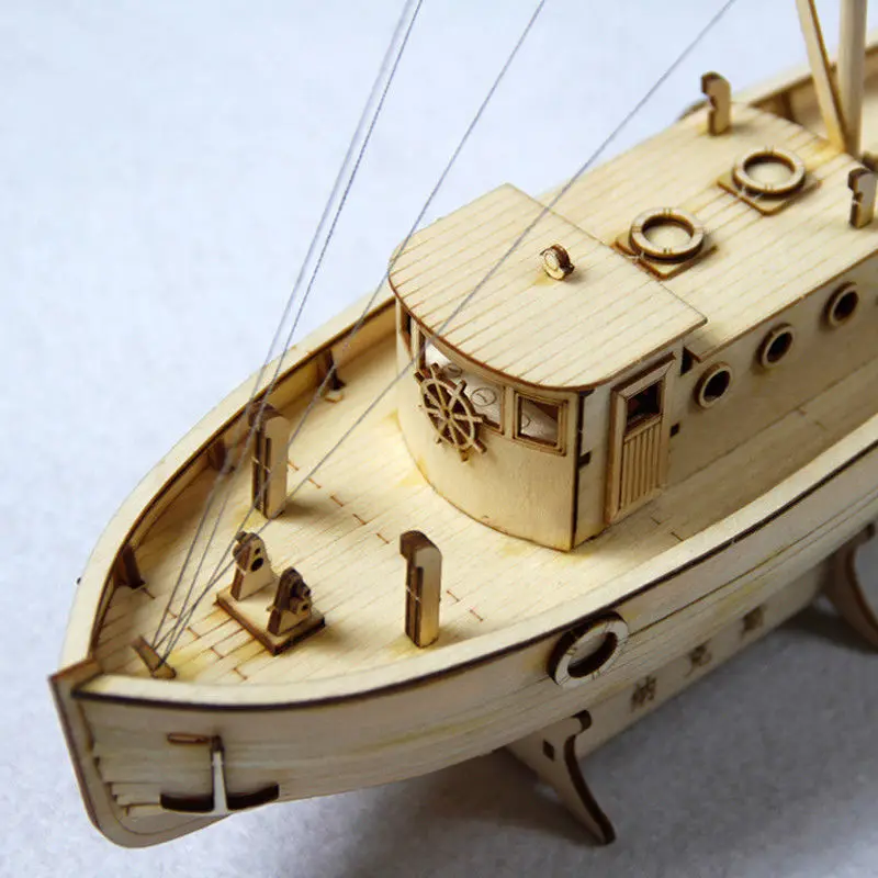 Ship Assembly Model Diy Kits Wooden Sailing Boat 1:50 Scale Decoration Toy Gift