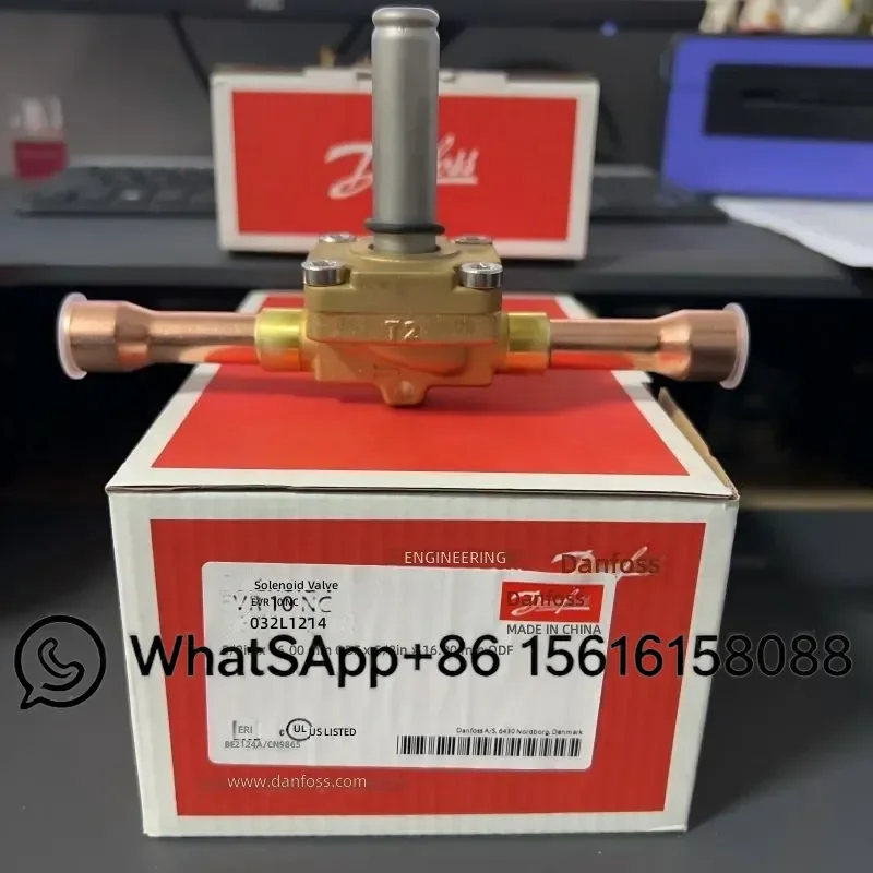 Original Danfoss Solenoid Valve EVR10 032L1214 032L1217 Marine Cold Storage Air Conditioning Cabinet Refrigeration