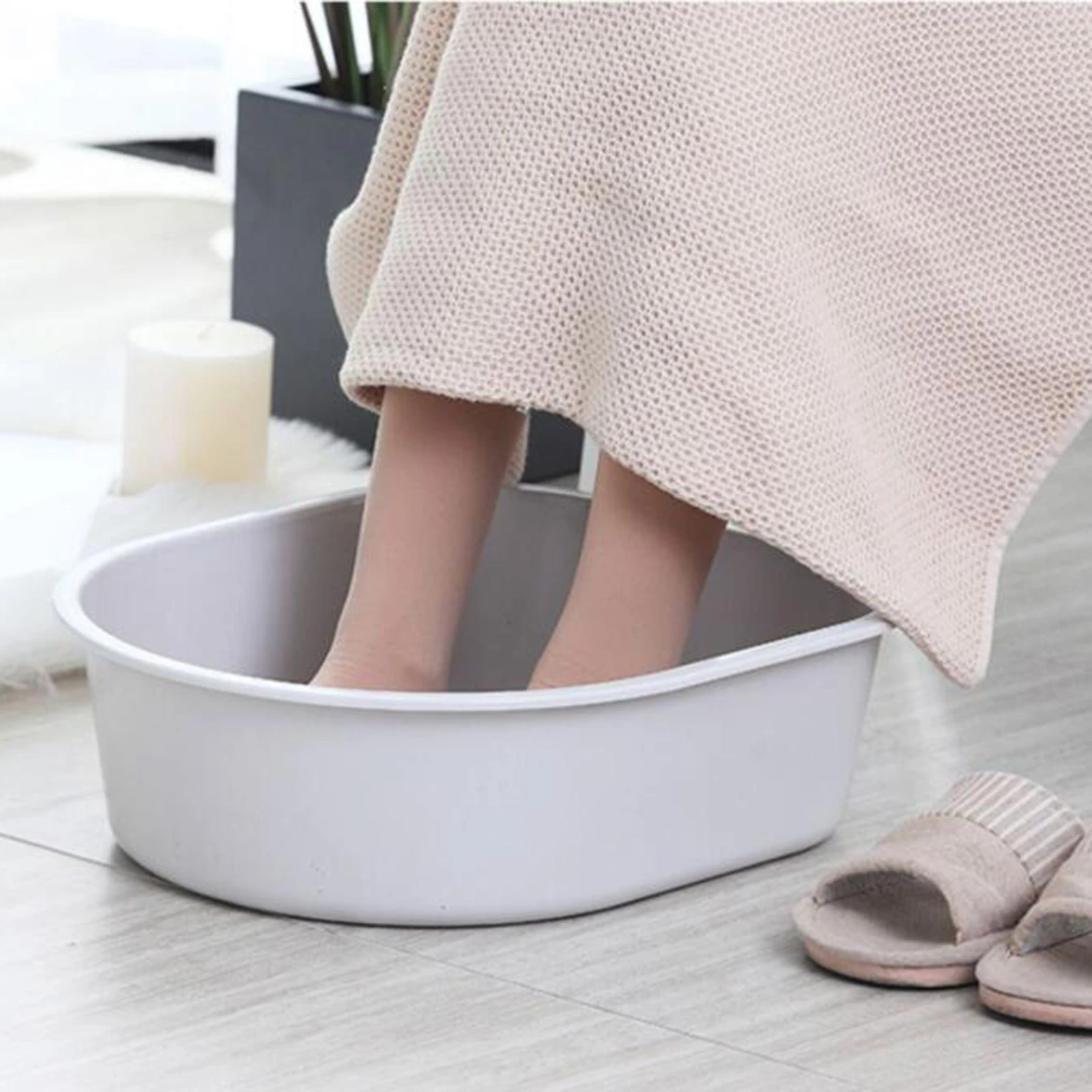 Foot Bath Basin Multifunctional Gift Foot SPA Foot Tub Foot Soaking Basin for Home Pedicure Dry Cracked Feet Adults Soaking Feet