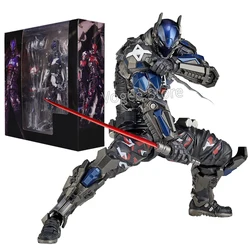 17cm AMAZING YAMAGUCHI Arkham Knight Action Figure #024 Model PVC Bat Collection Movable Anime Figurine Toys for Child‘s Gifts