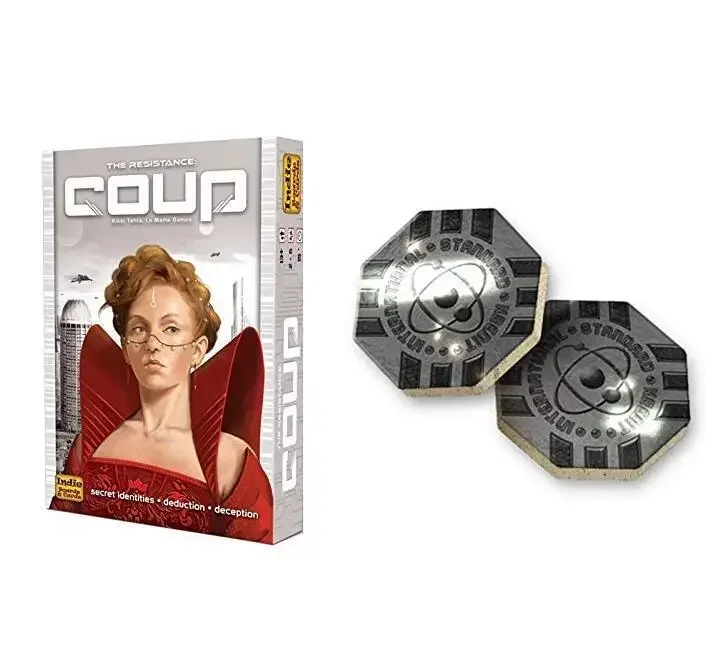 새로운 쿠포 보드와 카드 |   쿠데타 |   카드 게임 |   14세 이상 |   2~6인용 |   15분의 플레이 시간