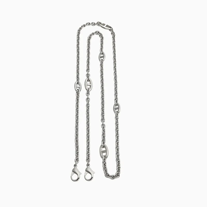 

Top Polished Shine Metal Links Long Chain Strap For Designer Women Handbag Shoulder Carrying Lady Bag Parts Replacement 7 Size