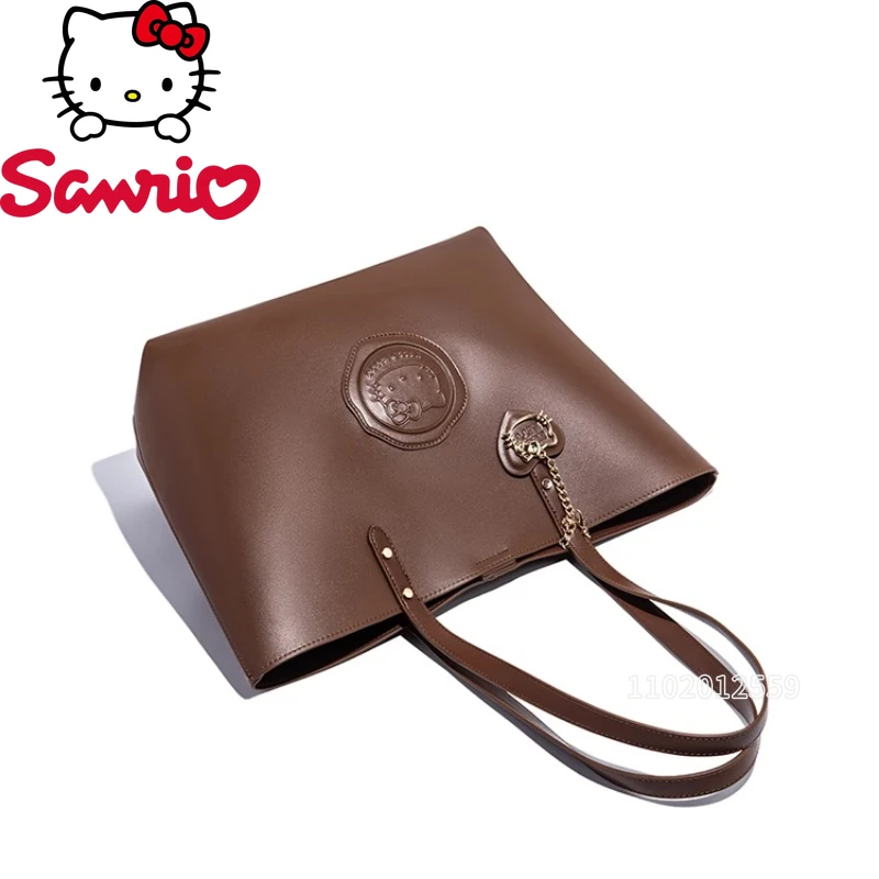 Sanrio Hello Kitty New Women's Handbag Fashion Women's Shoulder Bag Luxury Brand Original Women's Tote Bag Large Capacity