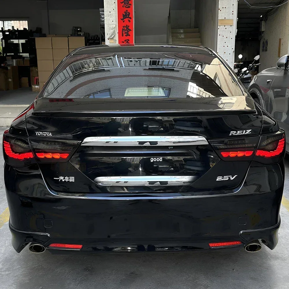 

For Toyota REIZ MARK X 2010-2012 Auto Rear Back Lamps Assembly Upgrade Dragon Scale Style LED Dynamic Car Taillights Accessories