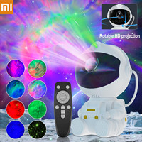 Astronaut Galaxy Star Projector Starry Sky RGB LED Night Lamp 360 Rotatable Ambient Light For Children Room Decor Christmas Gift