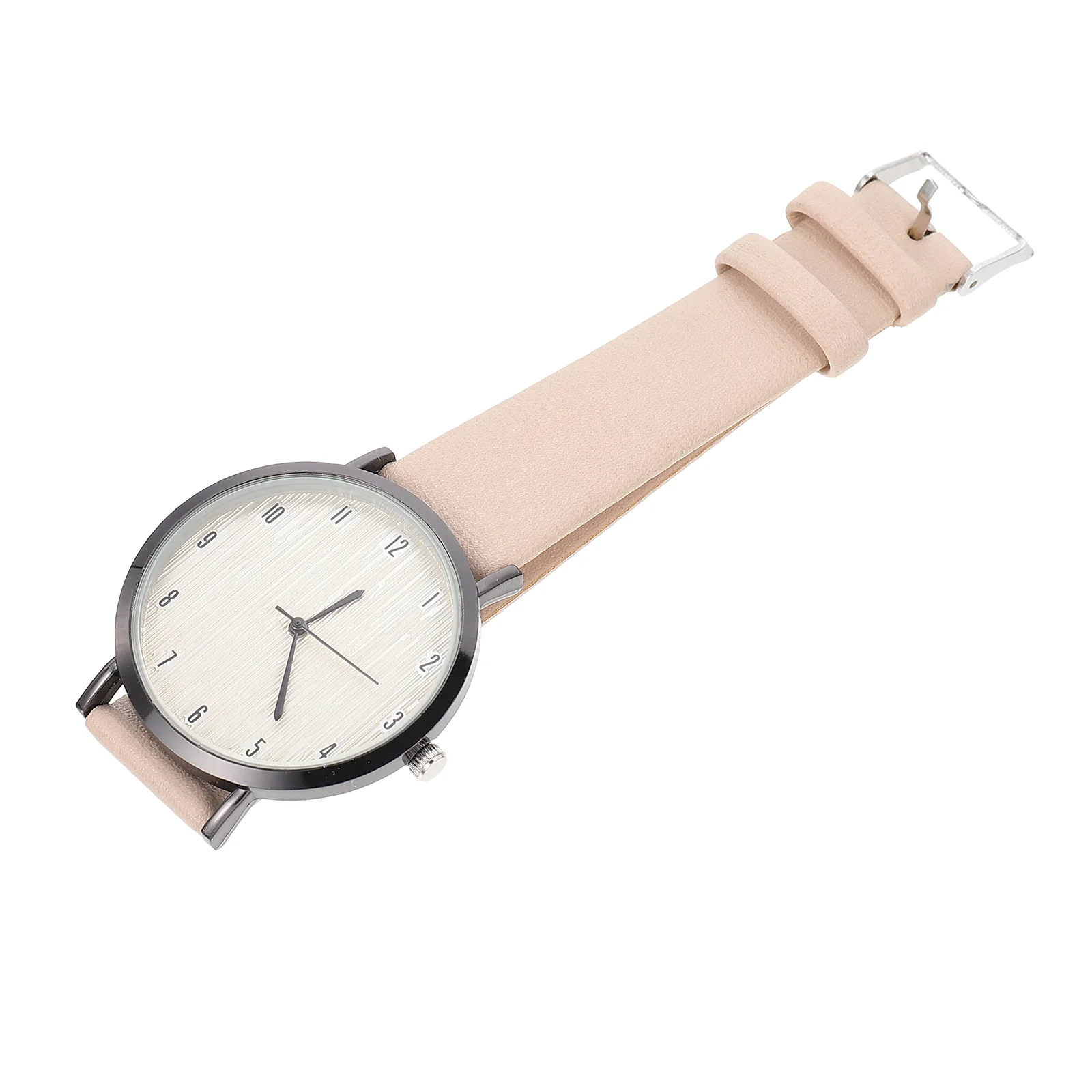 

Ladies Quartz Watch Men Bracelet Strap Wrist Decorative Women Boy Wood Grain Pattern Exquisite Man Female Ornament