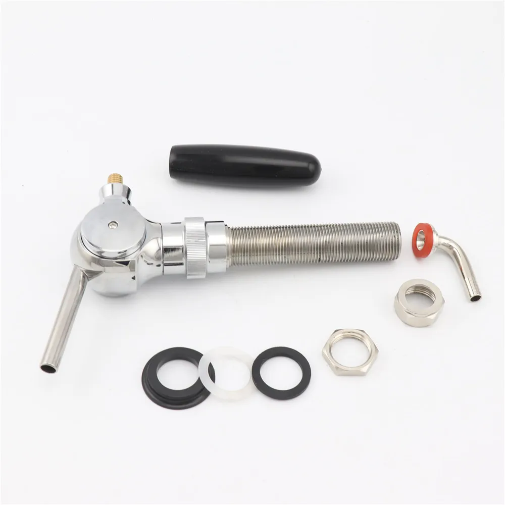 Belgian Beer Tap With 5/8” Thread Shank Flow Control Ball Type Draft Beer Faucet Homebrew Bar Dispenser - view 5