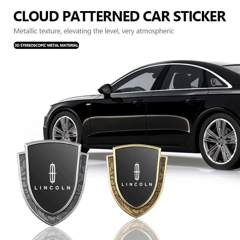 Pegatina decorativa 3D para maletero de coche, insignia de Metal para ventana, accesorios adhesivos para Lincoln Navigator Continental Mondeo MKZ MKC Aviator