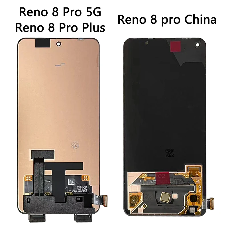 AMOLED For Oppo Reno8 Pro 5G CPH2357 LCD Reno 8 Pro (China) PGAM10 Display Touch Screen For Reno 8Pro+ Plus PFZM10