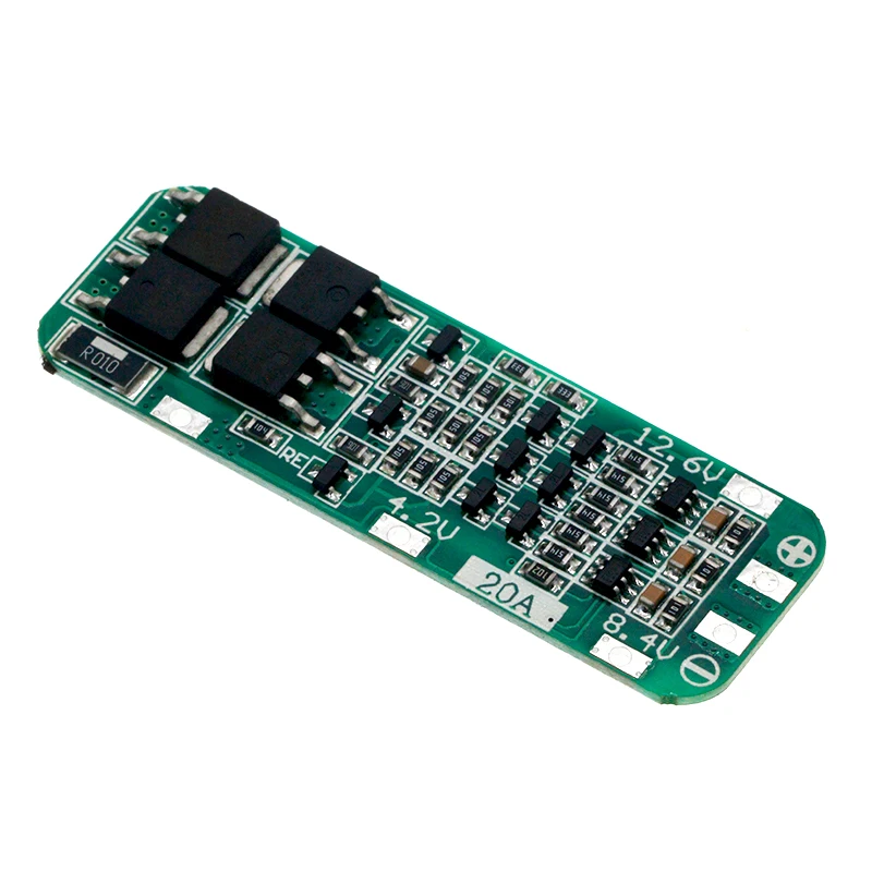 BMS 3S 20A Li-ion Lithium Battery 18650 Charger PCB BMS Protection Board For Drill Motor 12.6V Lipo Cell Module 64x20x3.4mm image 3