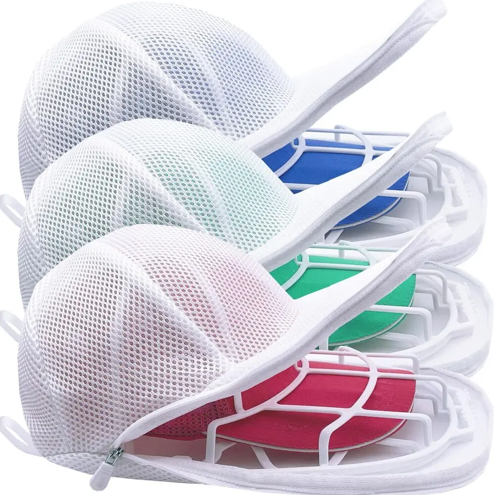 Juego de 2 protectores de gorras para lavar en lavadora, para gorras de béisbol y tipo duckbill, que evitan la deformación y son para limpieza y secado en máquina.