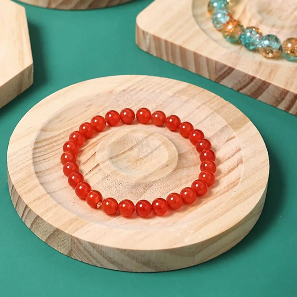

Display Tray for Bracelets Agate Bracelet Holder Wooden Bracelet Bead Board Organizer Tray Jewelry Making Design for Crafting