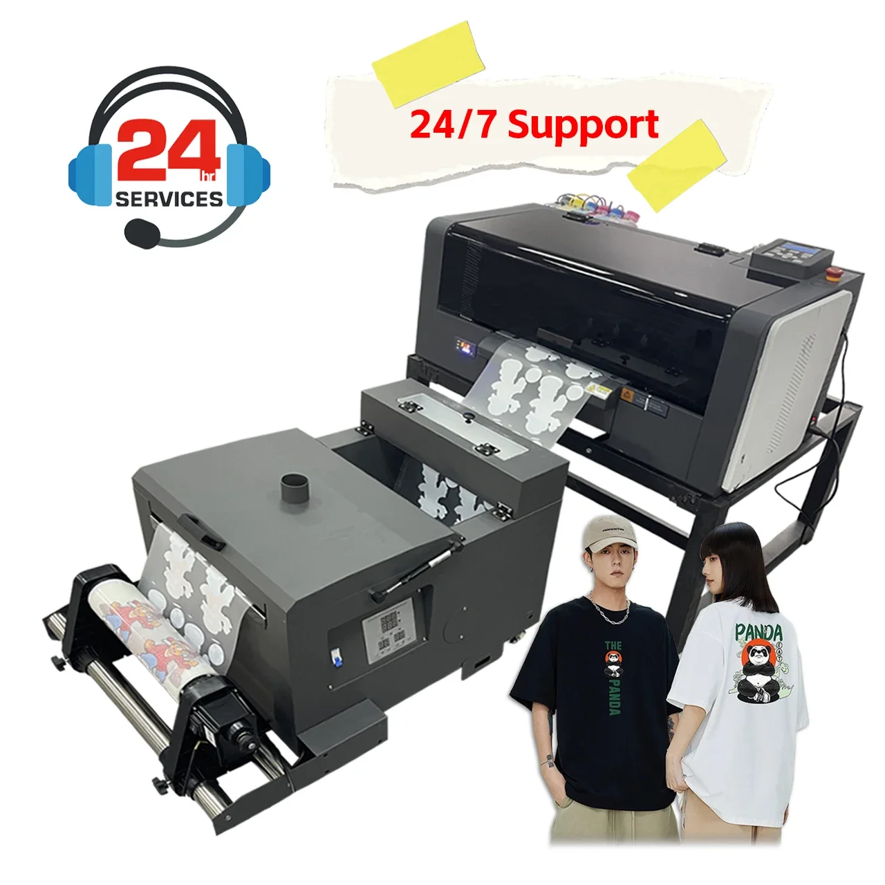 High Quality A3 DTF Multifunctional Automatic Digital Printer 1-Year Warranty for clothes and bags