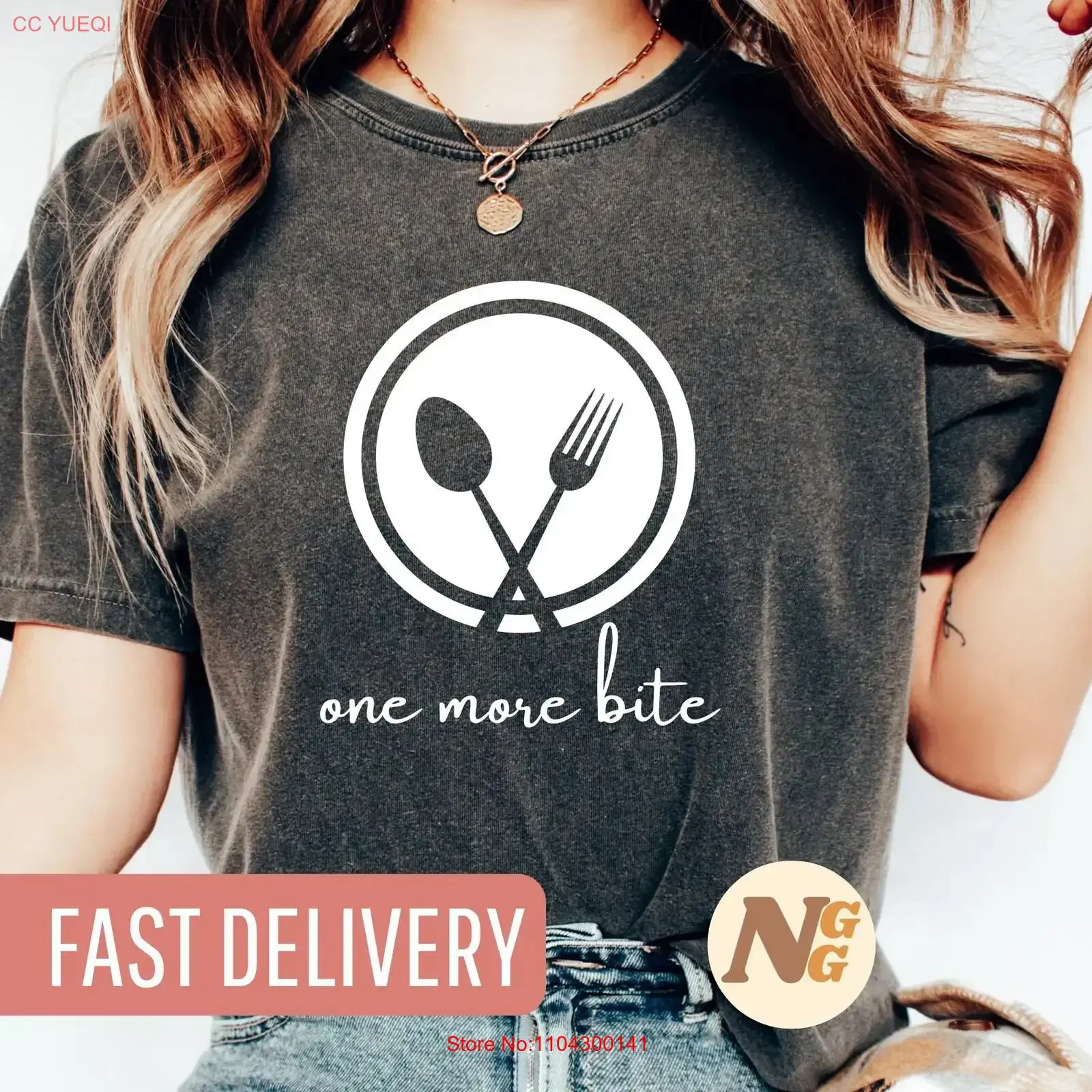 Foodie T Shirt Bite Food Lover Cotton Snack Time Top Funny Eating Culinary Apparel vintage Washed Stretched Unisex Slightly