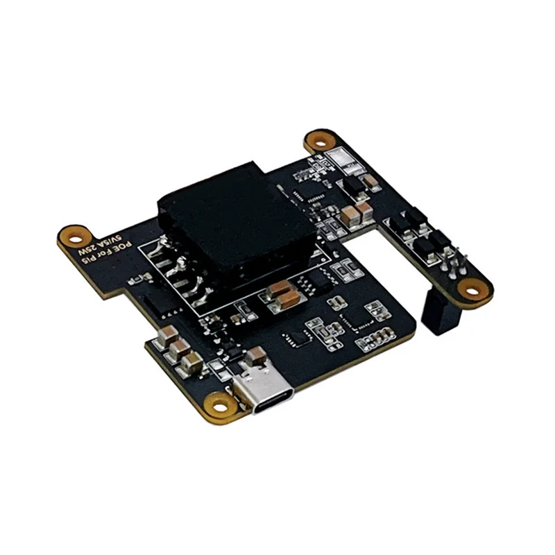 ABFN-Raspberry Pi 5 POE용 PD 트리거 활성화 유형 C Pcie-M.2-Nvme-SSD 전원 이더넷 802.3Af/At 쿨러 포함