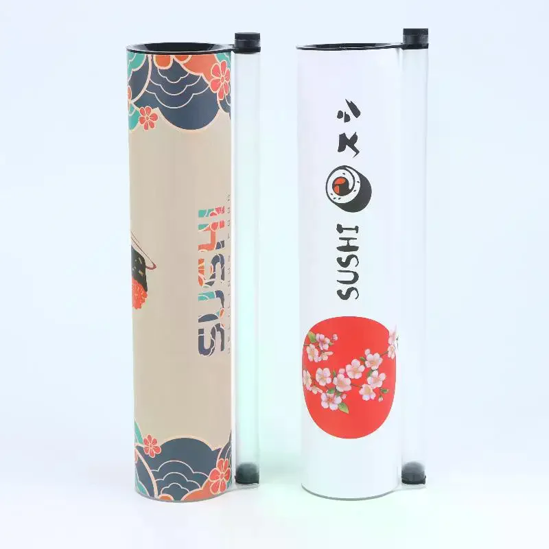 1Pcs Paper Tube Sushi Pushing Mold BPA Free DIY Sushi Roller Kit Portable Sushi Maker Tool for Picnic Party Sushi Making