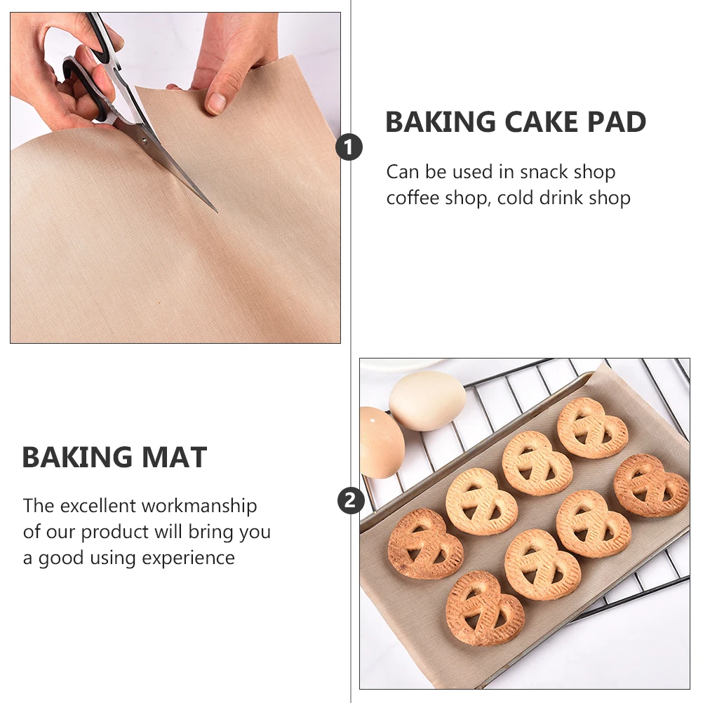 

3 Sheets Baking Cloth Non-stick Barbecue Mat Pastry Oven Pan Liners for Nonstick