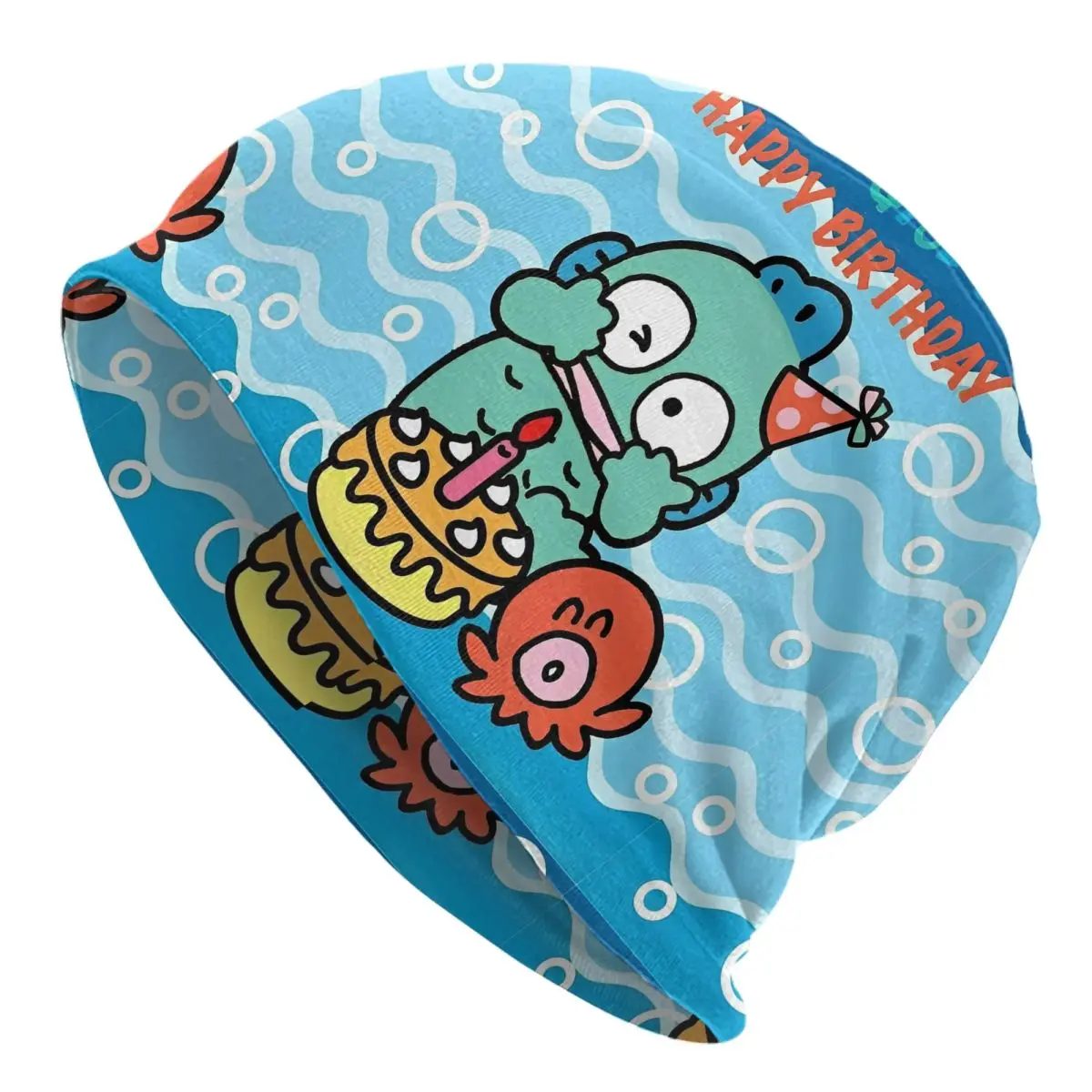 

Hangyodon Birthday Bonnet Hat Vintage Outdoor Skullies Beanies Hats Unisex Warm Thermal Elastic Caps