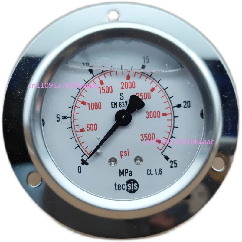 

Tecsis Pressure Gauge P1453 Haitian Injection Molding Machine Hydraulic Gauge 25MPA Screw Three-hole Installation