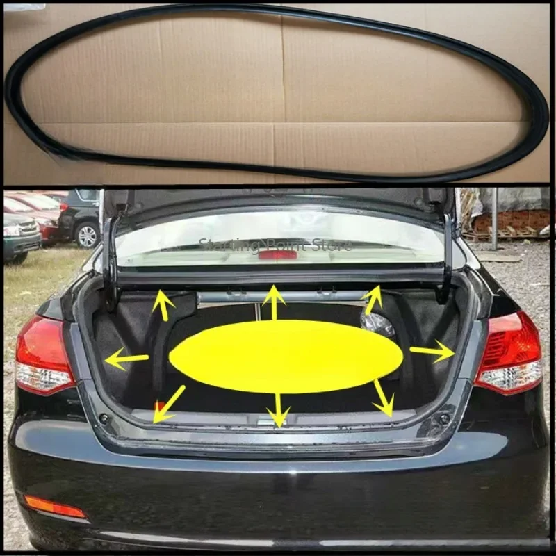 

ADAPTS Great Wall Tengyi C30 trunk rubber strip C50 original car seal strip rear trunk waterproof rubber ring