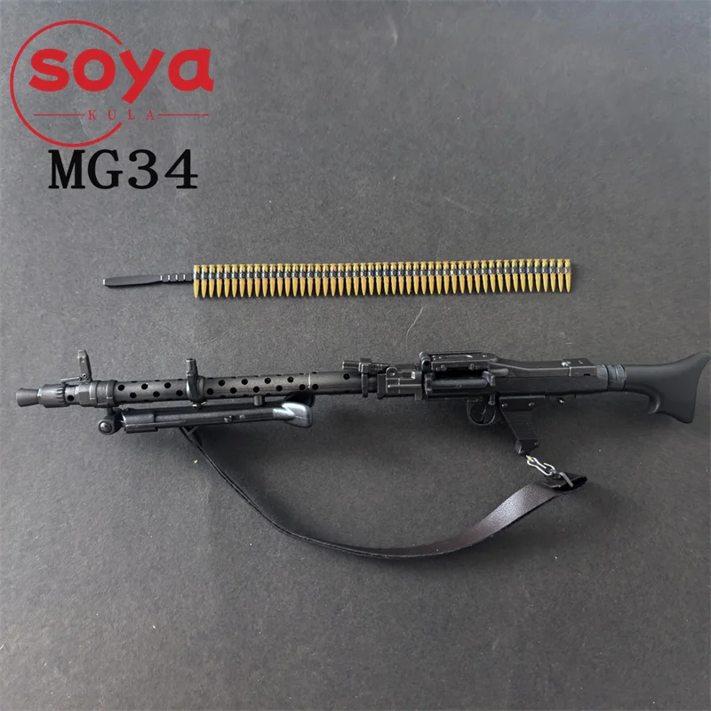 1/6 مقياس MG34 MG42 رشاش نموذج المواد البلاستيكية ل 12 "الجندي عمل الشكل المشهد ملحق اللعب دمى الهدايا جمع #4