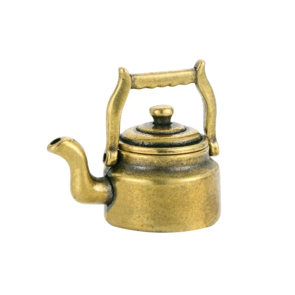 Creative Antique Copper Pocket Teapot Teapot Brass Teapot Miniatures Brass Kettle Home Decor
