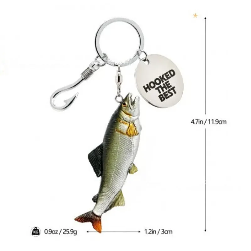 Simulation Fish Keychain, Marine Animal Pendant Gift